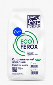 Загрузка EcoFerox, обезжелезивание, удаление марганца, осветление воды, 1 литр